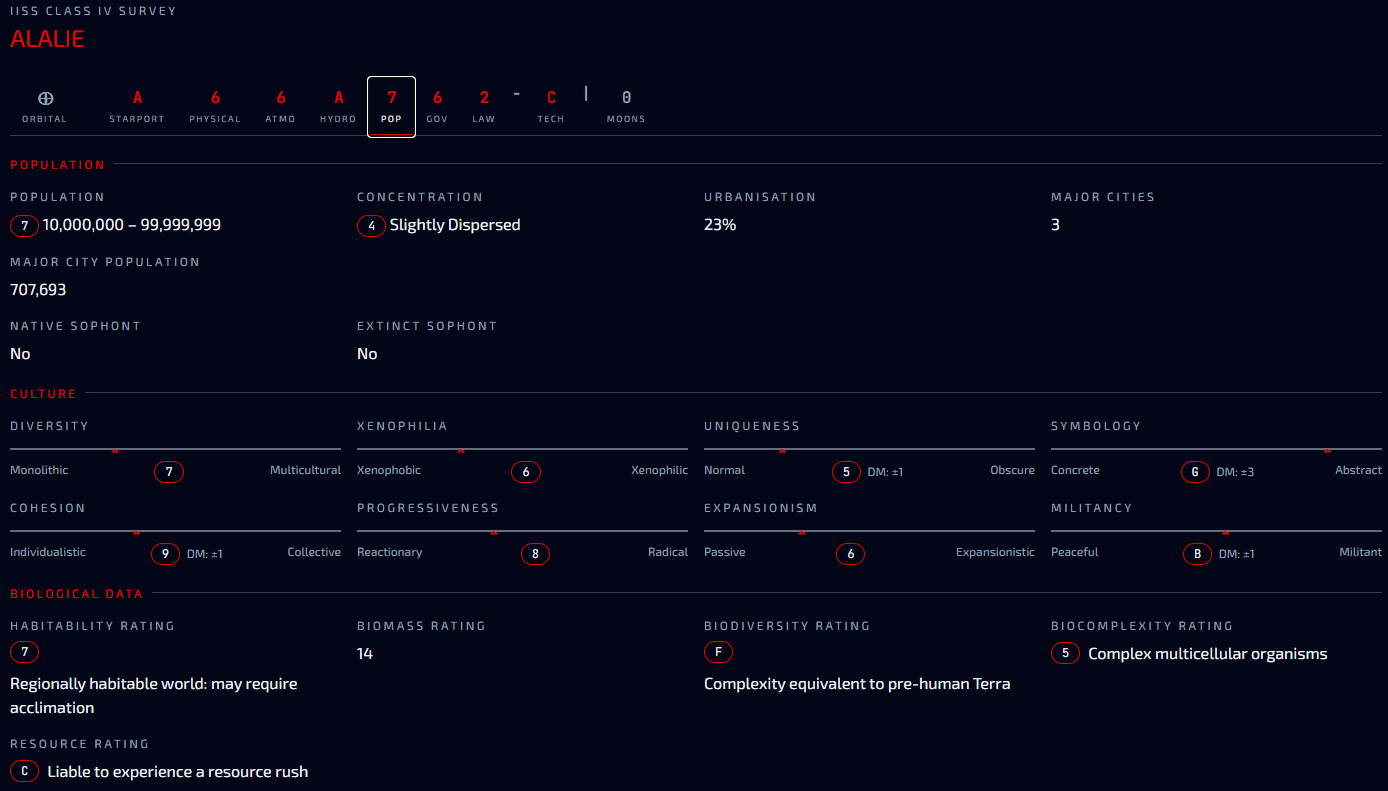Detailed stellar object generation